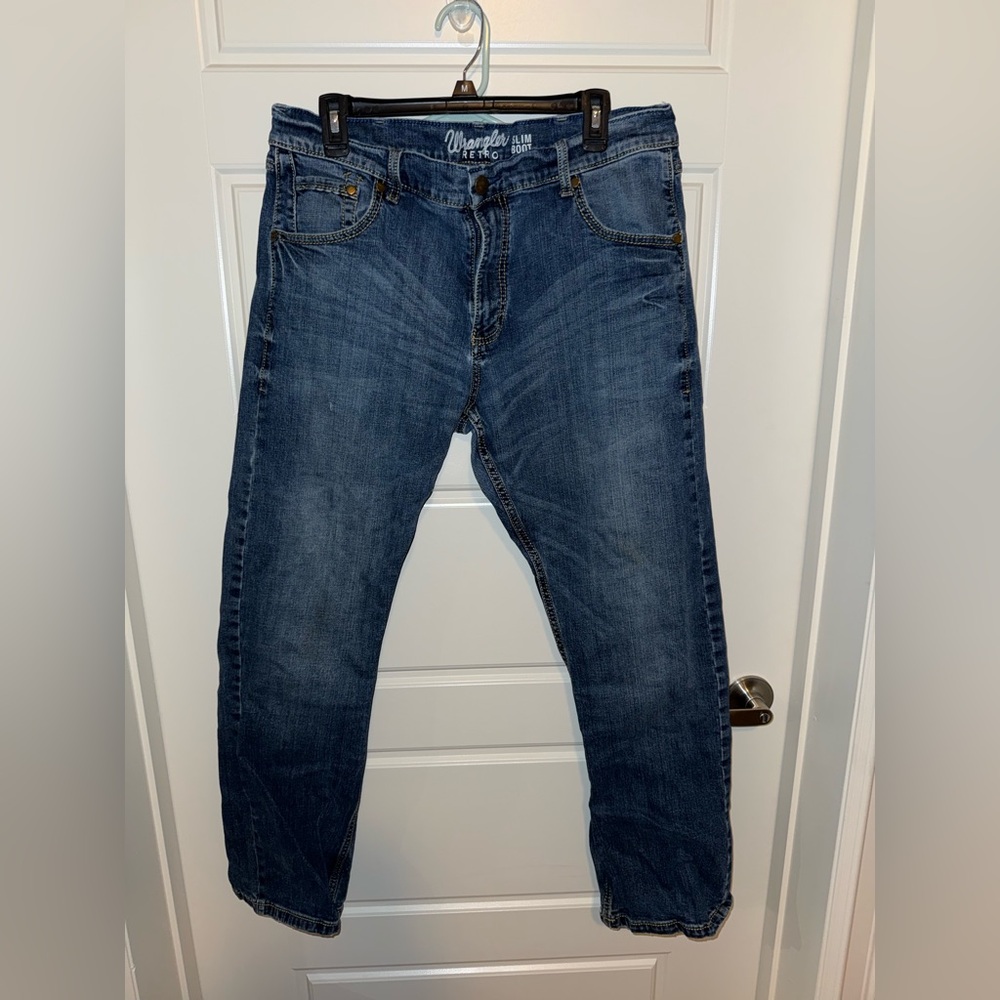 Wrangler Men's Relaxed Fit Denim Jeans